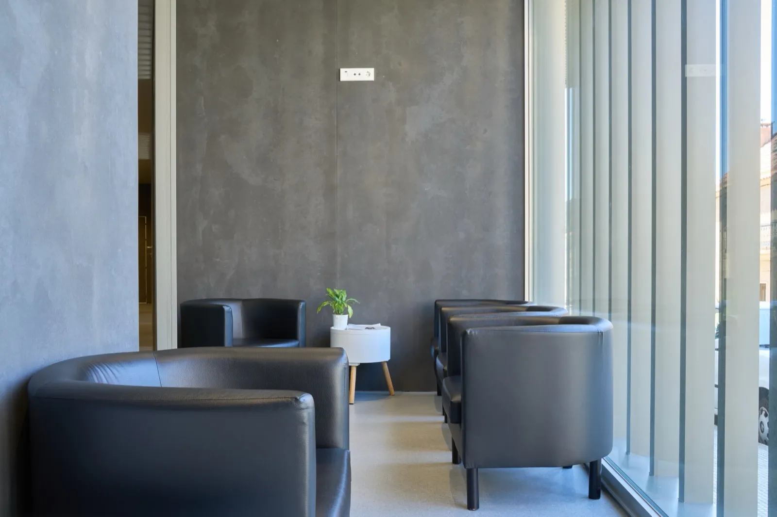 Sala de espera de la Clínica Dental Jesús Abal